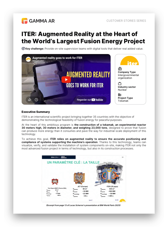 ITER Augmented Reality at the Heart of the World’s Largest Fusion Energy Project